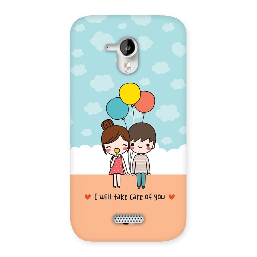 Promise To Care Back Case for Canvas HD A116