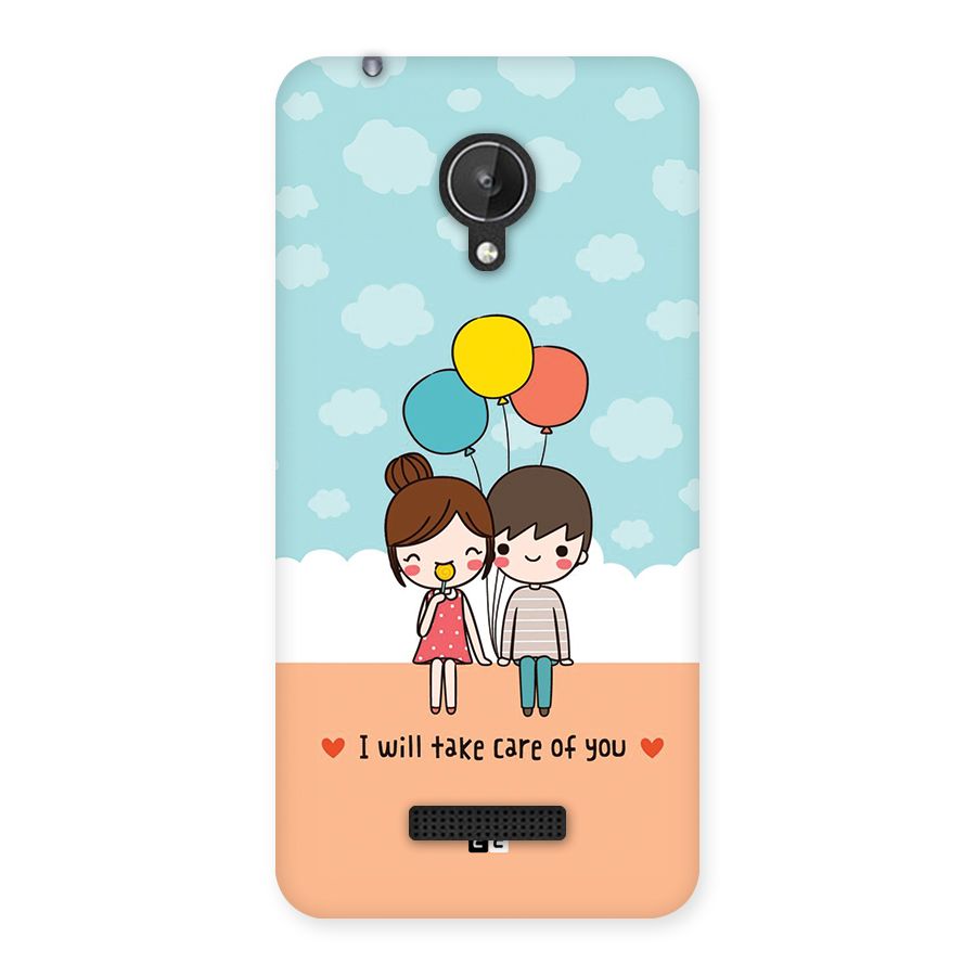 Promise To Care Back Case for Canvas Spark Q380