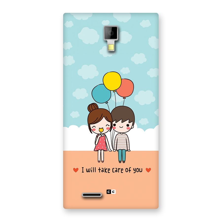 Promise To Care Back Case for Canvas Xpress A99