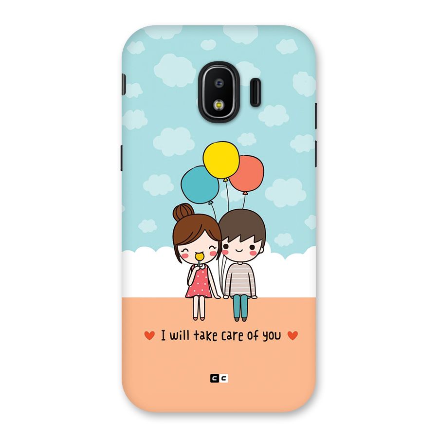 Promise To Care Back Case for Galaxy J2 Pro 2018