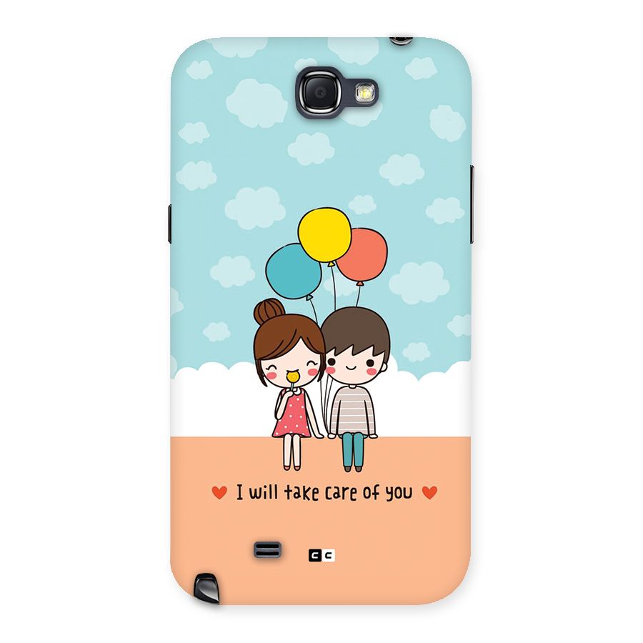 Promise To Care Back Case for Galaxy Note 2