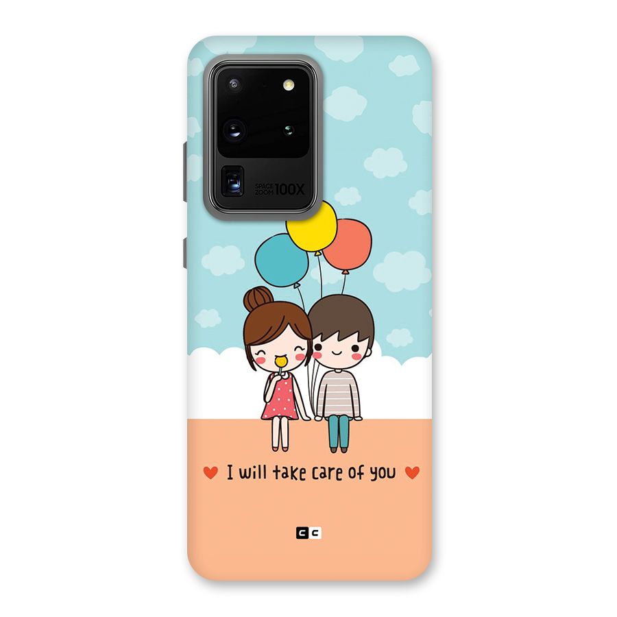 Promise To Care Back Case for Galaxy S20 Ultra