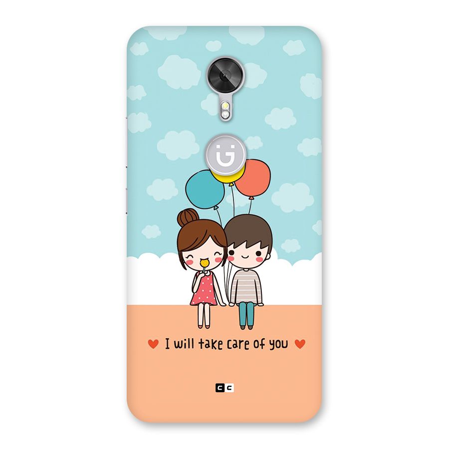Promise To Care Back Case for Gionee A1
