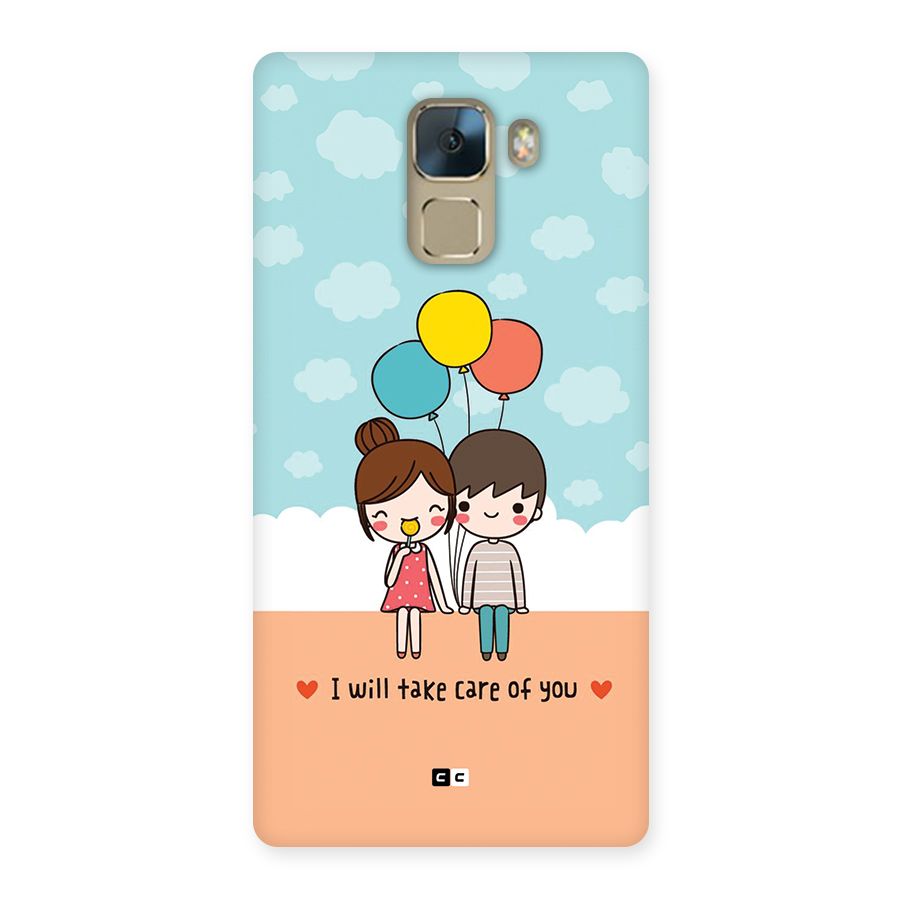Promise To Care Back Case for Honor 7
