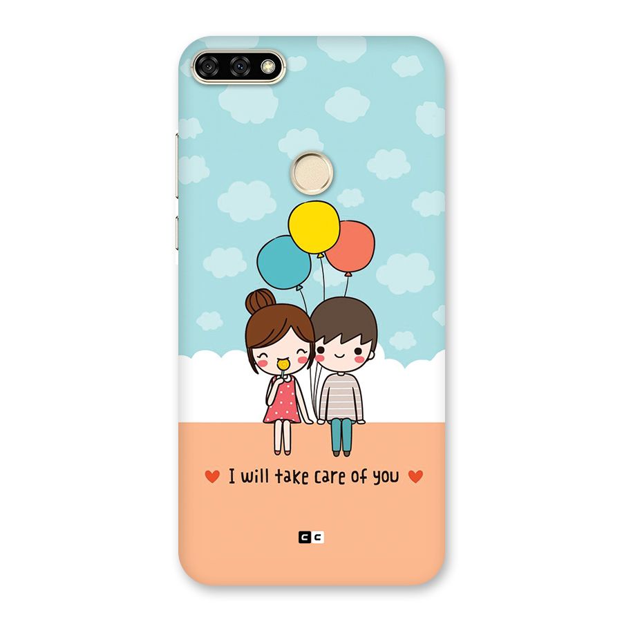 Promise To Care Back Case for Honor 7A