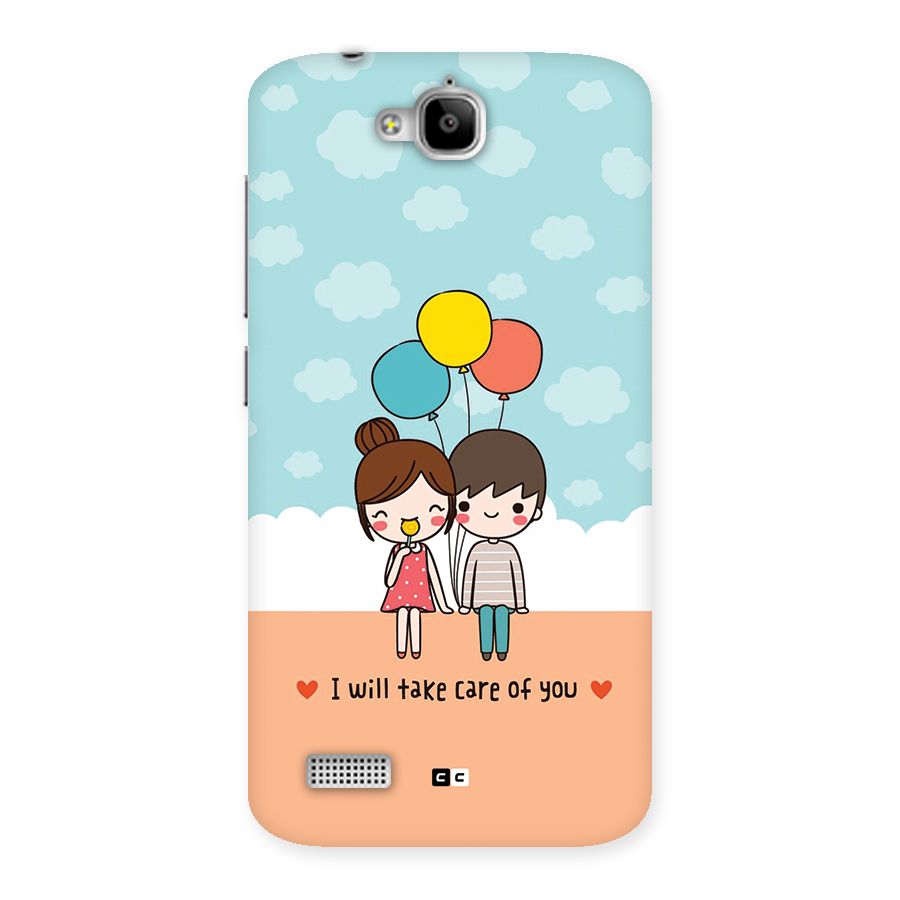 Promise To Care Back Case for Honor Holly
