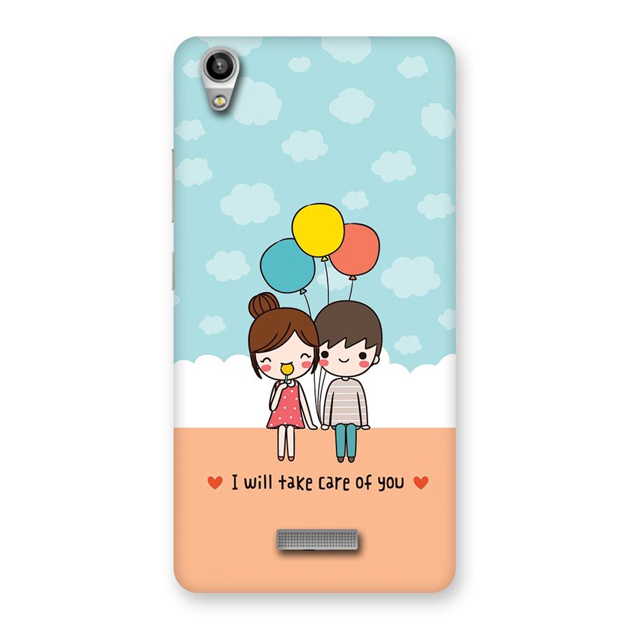 Promise To Care Back Case for Lava Pixel V1