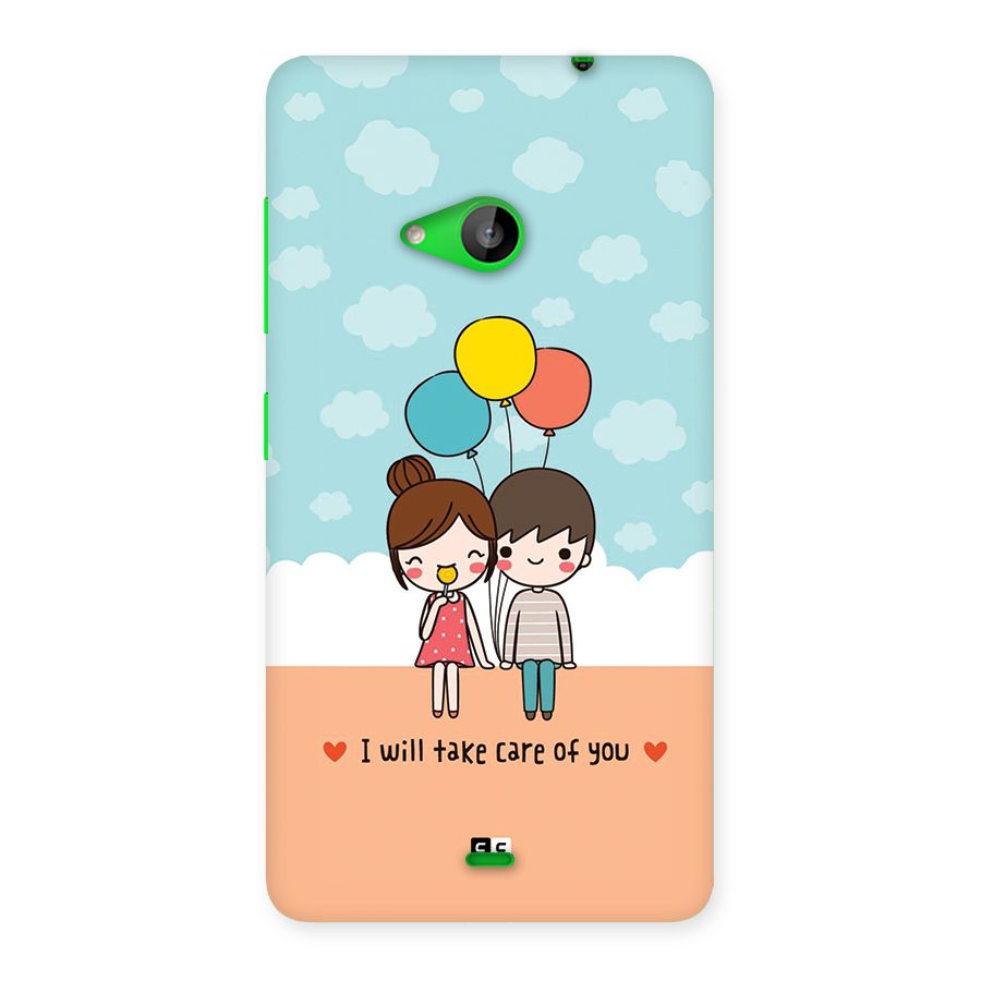 Promise To Care Back Case for Lumia 535