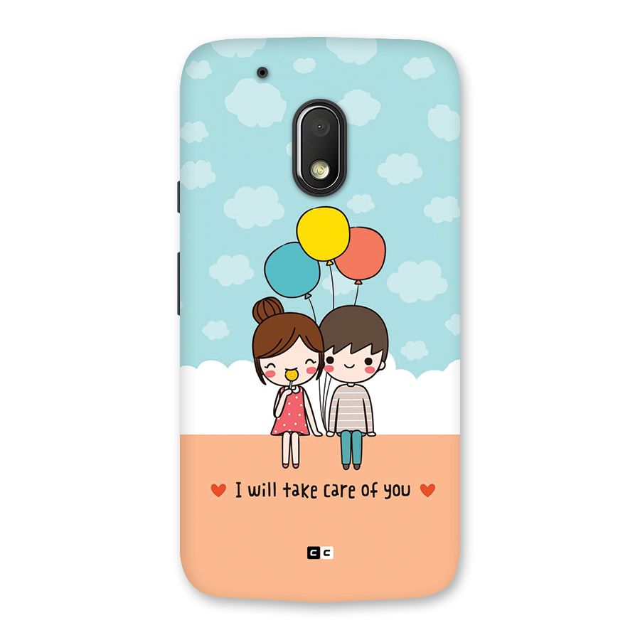 Promise To Care Back Case for Moto G4 Play