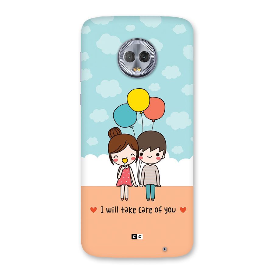 Promise To Care Back Case for Moto G6 Plus