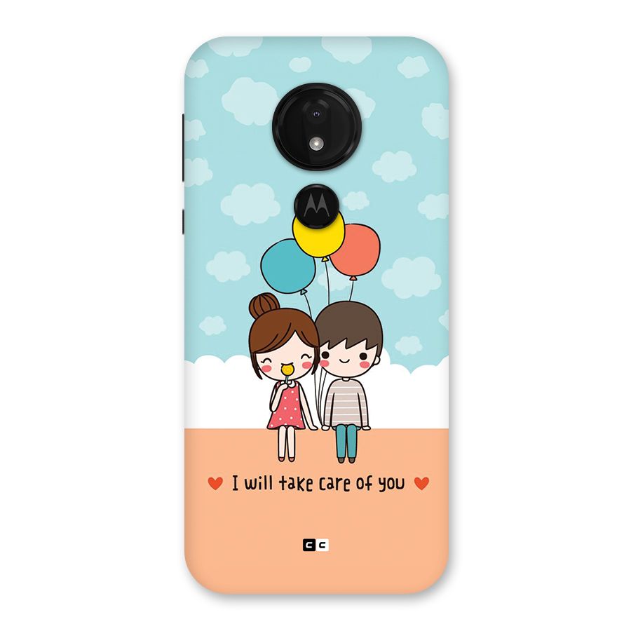 Promise To Care Back Case for Moto G7 Power