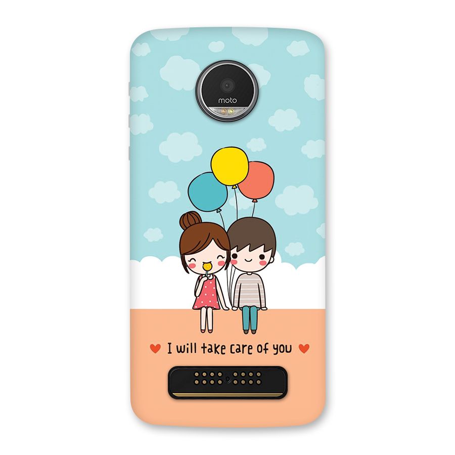 Promise To Care Back Case for Moto Z Play