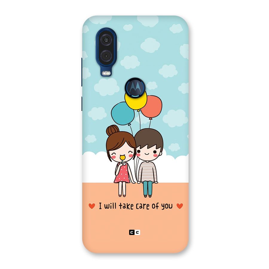 Promise To Care Back Case for Motorola One Vision