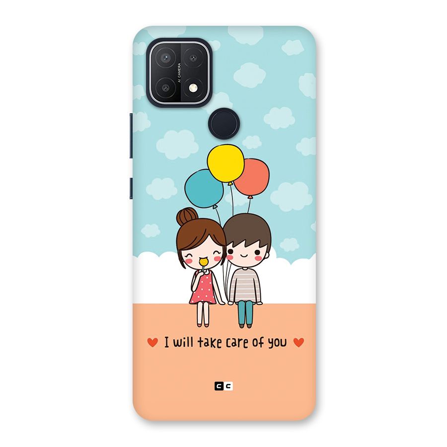 Promise To Care Back Case for Oppo A15