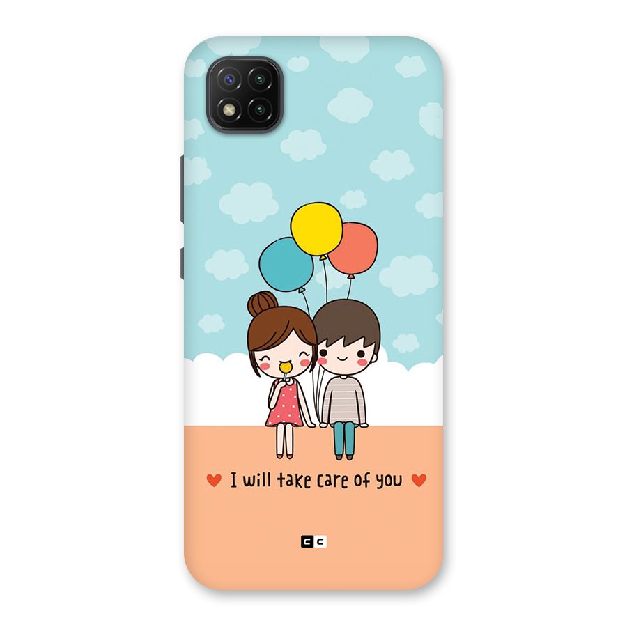 Promise To Care Back Case for Poco C3