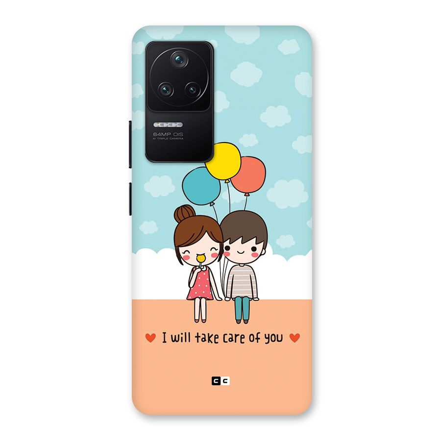 Promise To Care Back Case for Poco F4 5G