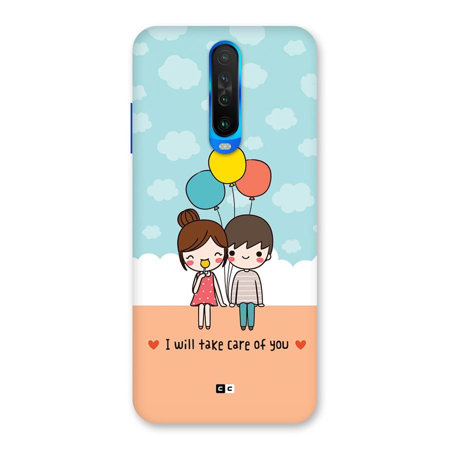 Promise To Care Back Case for Poco X2