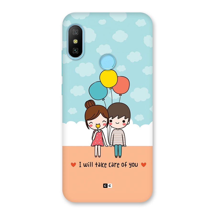 Promise To Care Back Case for Redmi 6 Pro