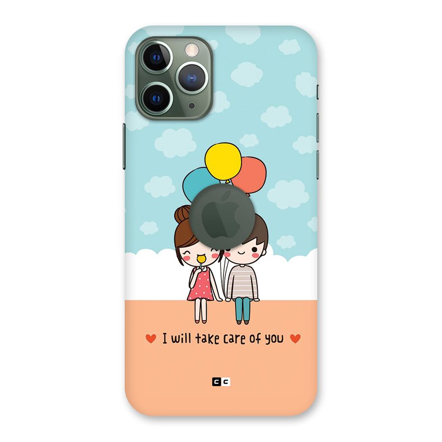 Promise To Care Back Case for iPhone 11 Pro Logo Cut