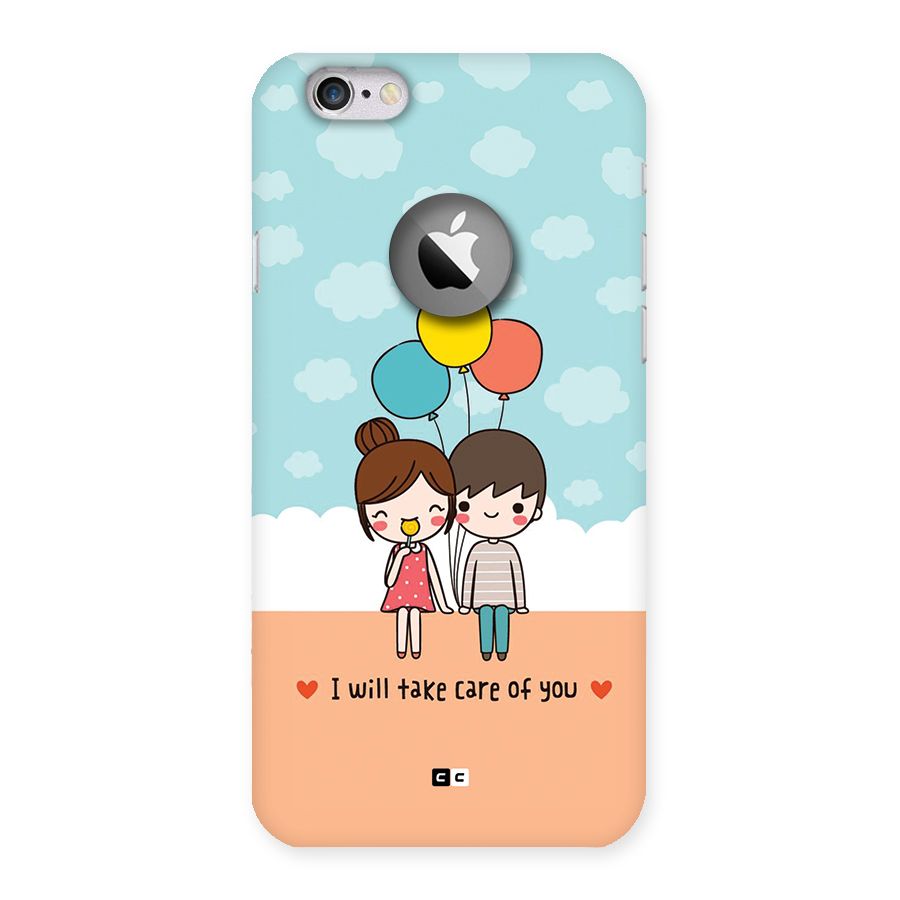 Promise To Care Back Case for iPhone 6 Logo Cut