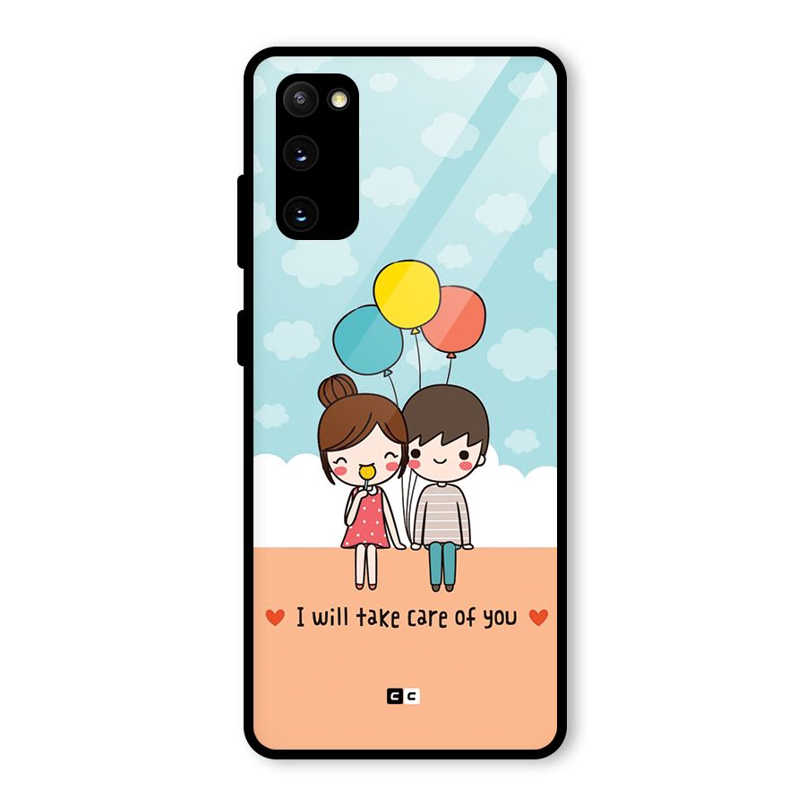 Promise To Care Glass Back Case for Galaxy S20 FE 5G