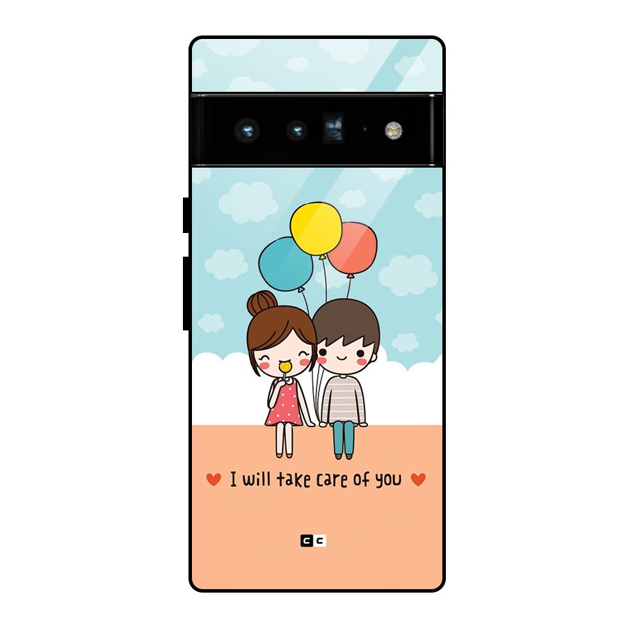 Promise To Care Glass Back Case for Google Pixel 6 Pro