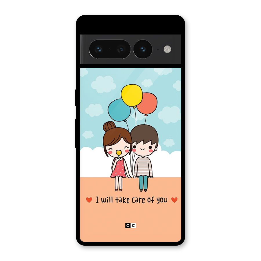 Promise To Care Glass Back Case for Google Pixel 7 Pro
