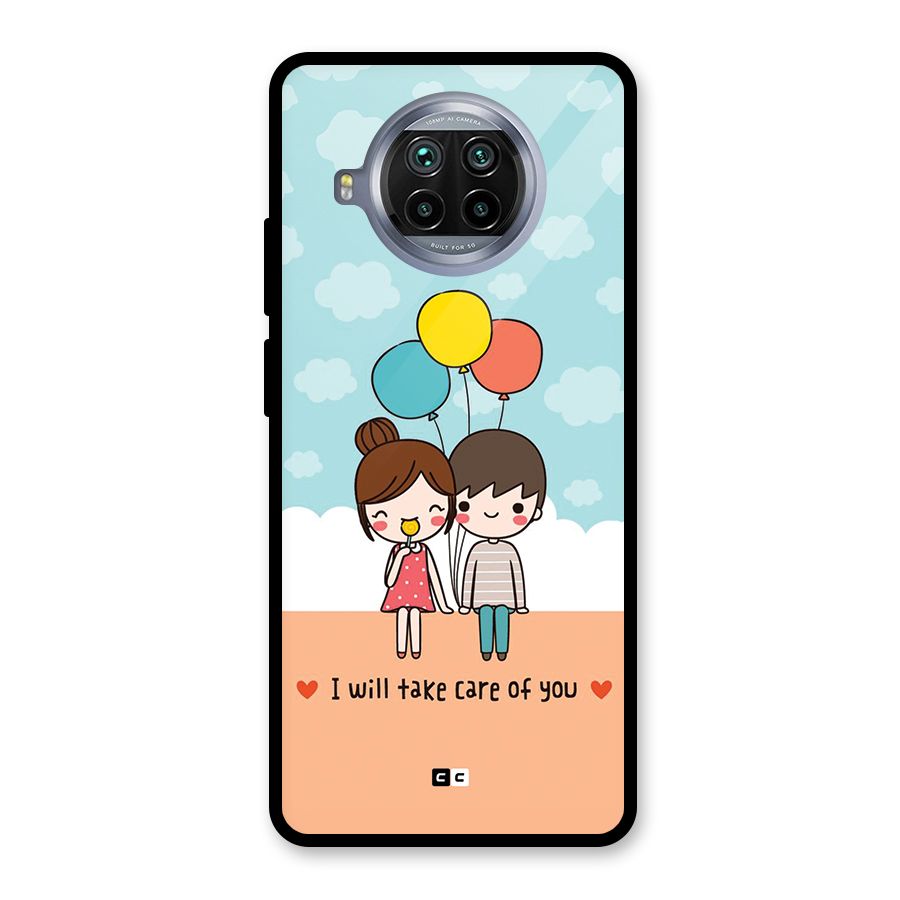 Promise To Care Glass Back Case for Mi 10i