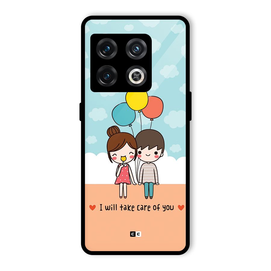 Promise To Care Glass Back Case for OnePlus 10 Pro 5G
