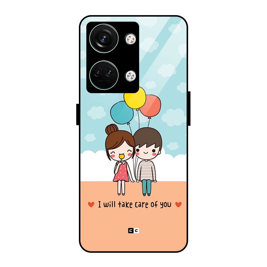 Promise To Care Glass Back Case for Oneplus Nord 3