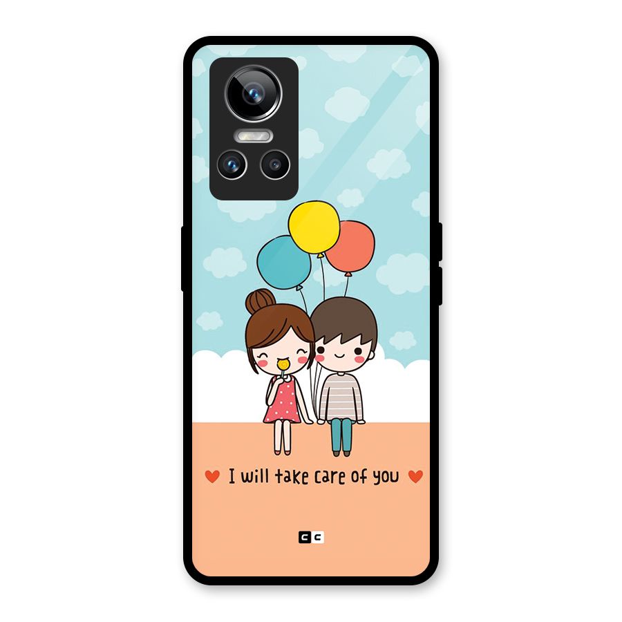 Promise To Care Glass Back Case for Realme GT Neo 3