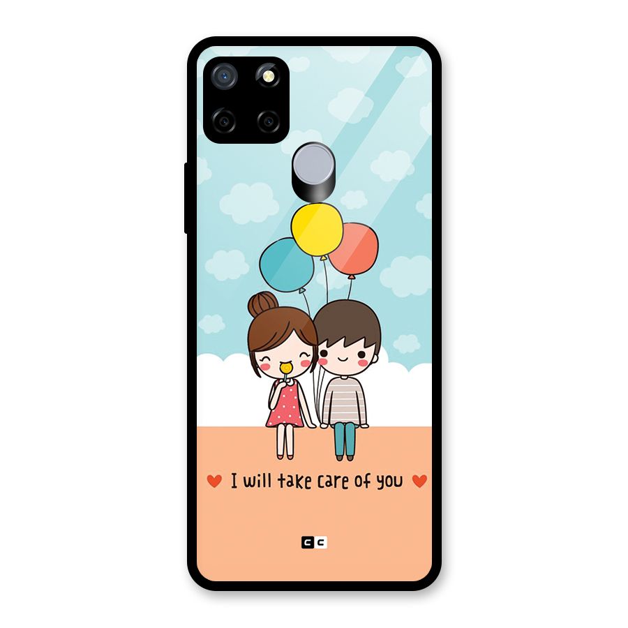 Promise To Care Glass Back Case for Realme Narzo 20