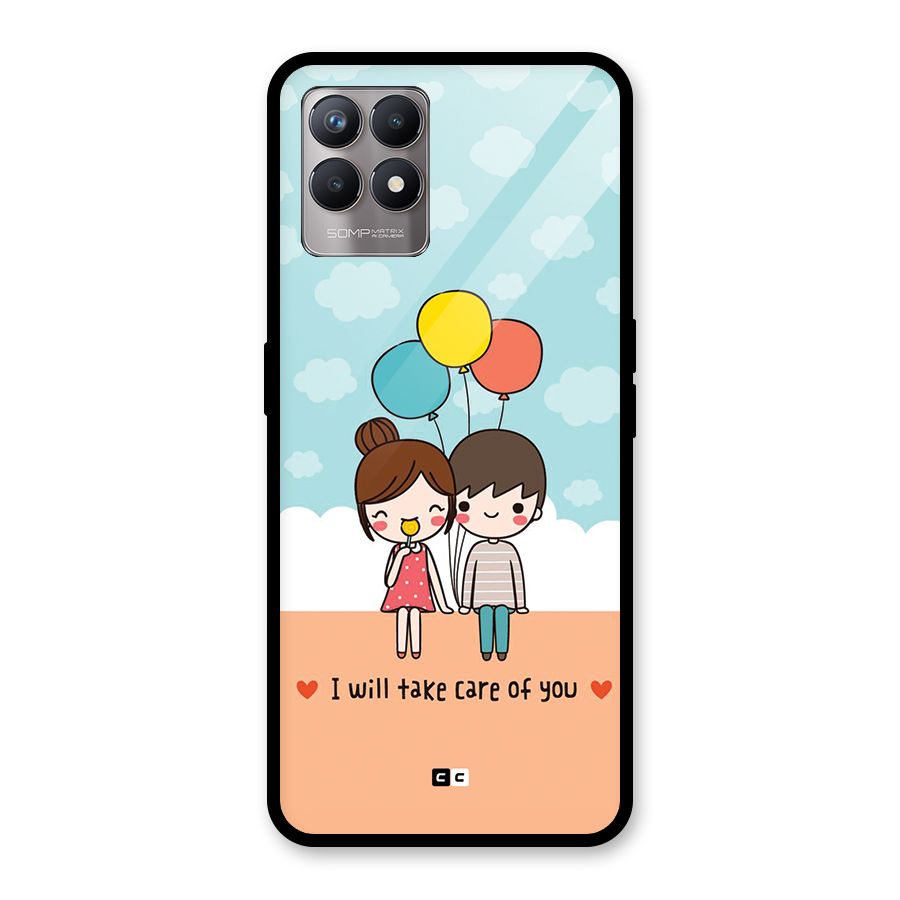 Promise To Care Glass Back Case for Realme Narzo 50