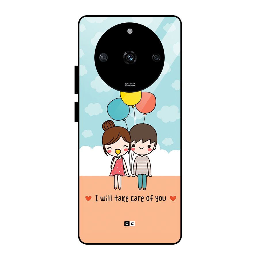 Promise To Care Glass Back Case for Realme Narzo 60 5G