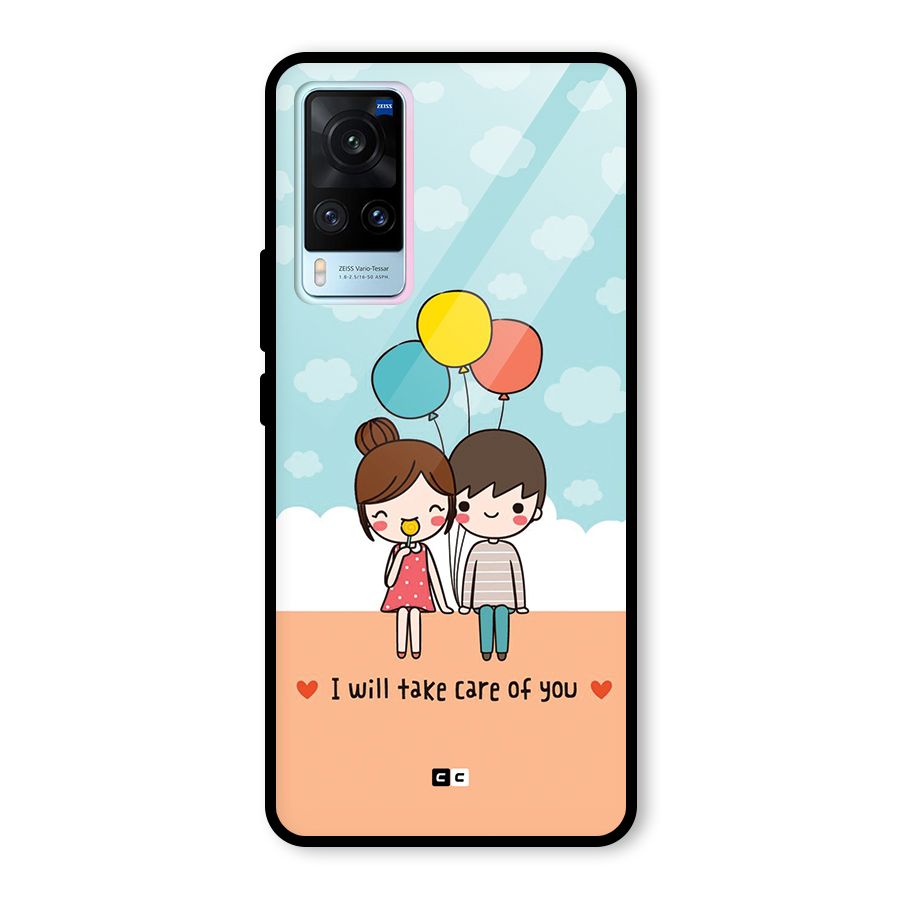 Promise To Care Glass Back Case for Vivo X60