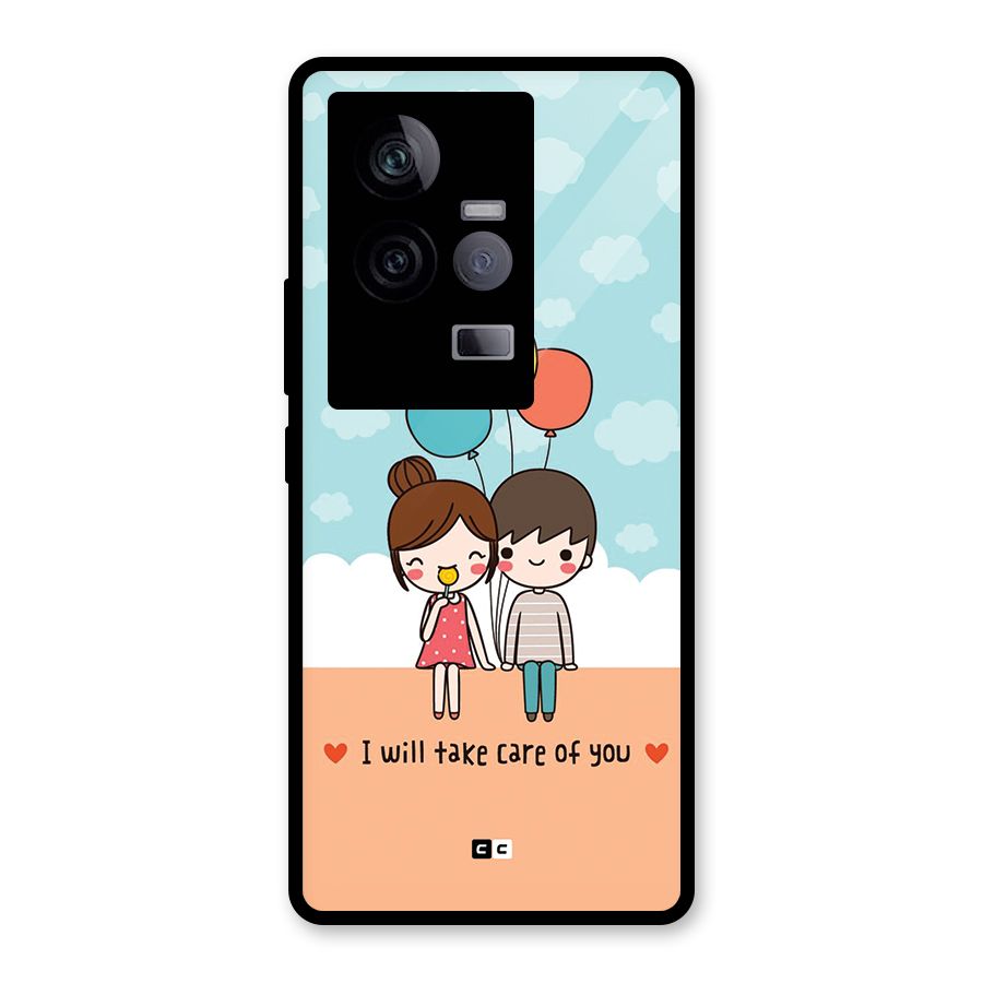Promise To Care Glass Back Case for Vivo iQOO 11 5G
