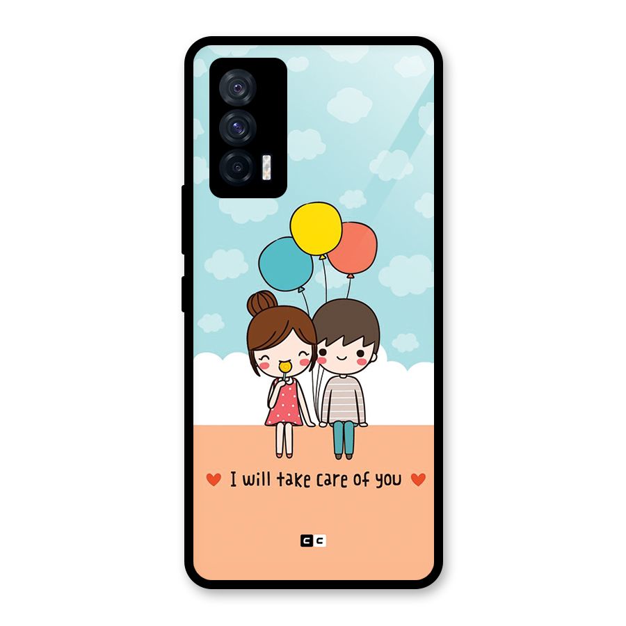 Promise To Care Glass Back Case for Vivo iQOO 7 5G