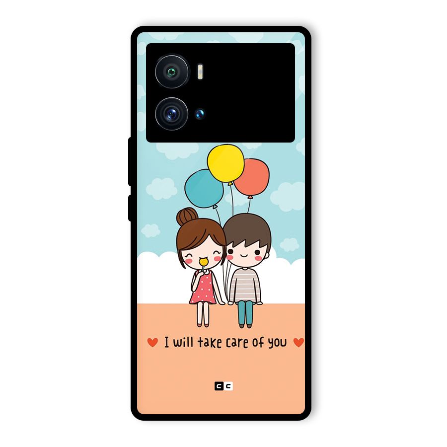 Promise To Care Glass Back Case for Vivo iQOO 9 Pro