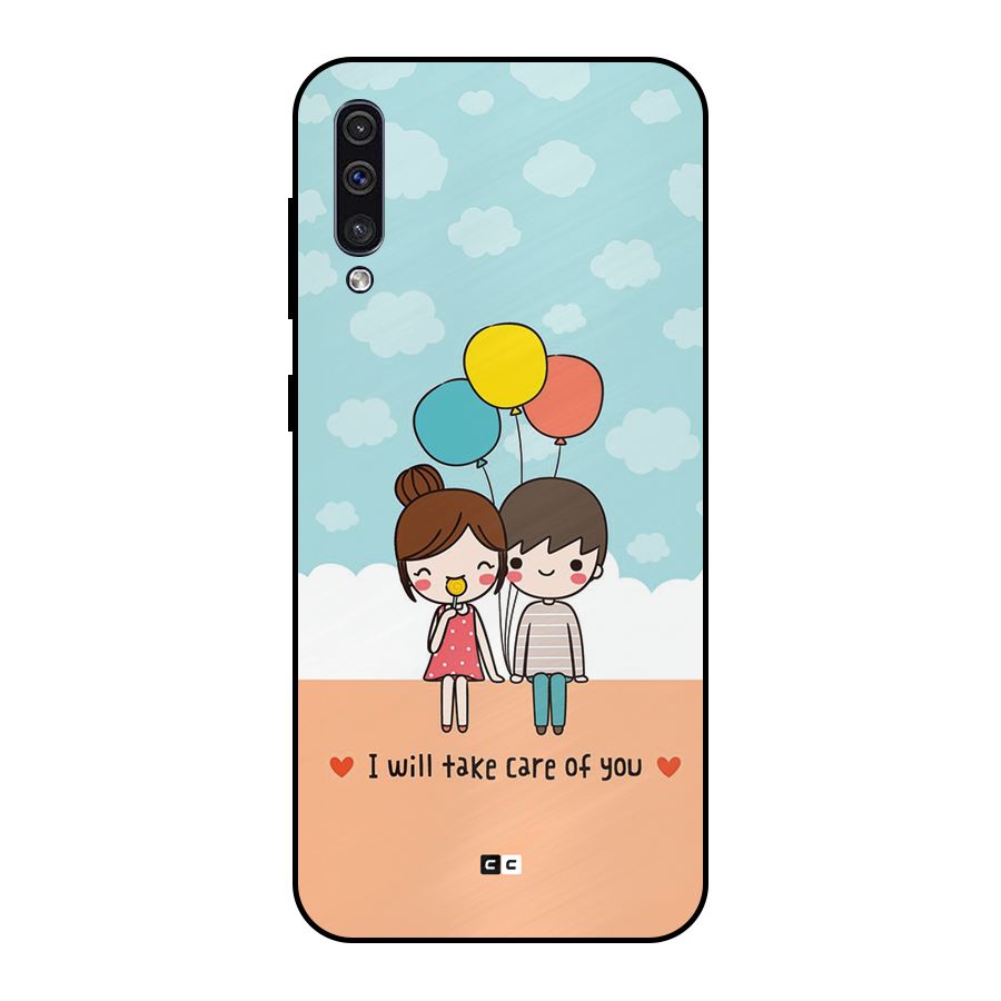 Promise To Care Metal Back Case for Galaxy A30s