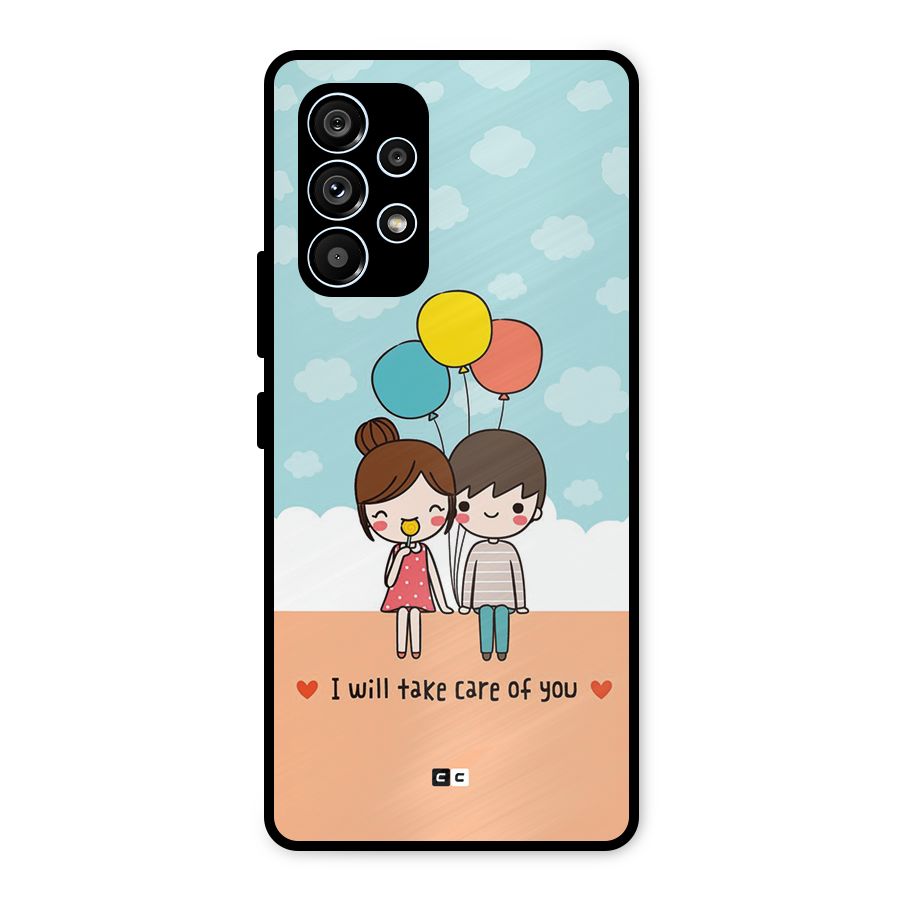 Promise To Care Metal Back Case for Galaxy A53 5G