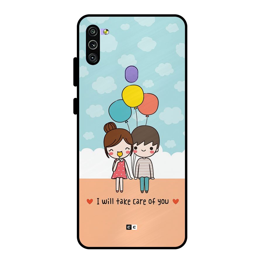 Promise To Care Metal Back Case for Galaxy M11