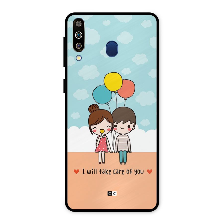 Promise To Care Metal Back Case for Galaxy M30