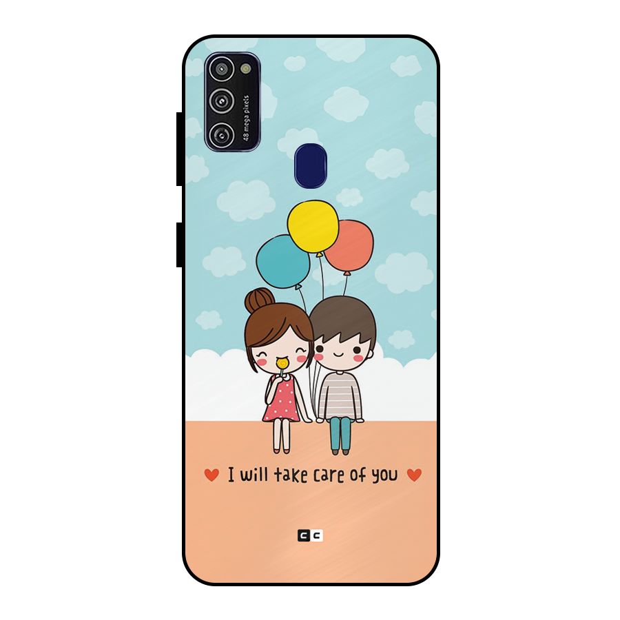 Promise To Care Metal Back Case for Galaxy M30s