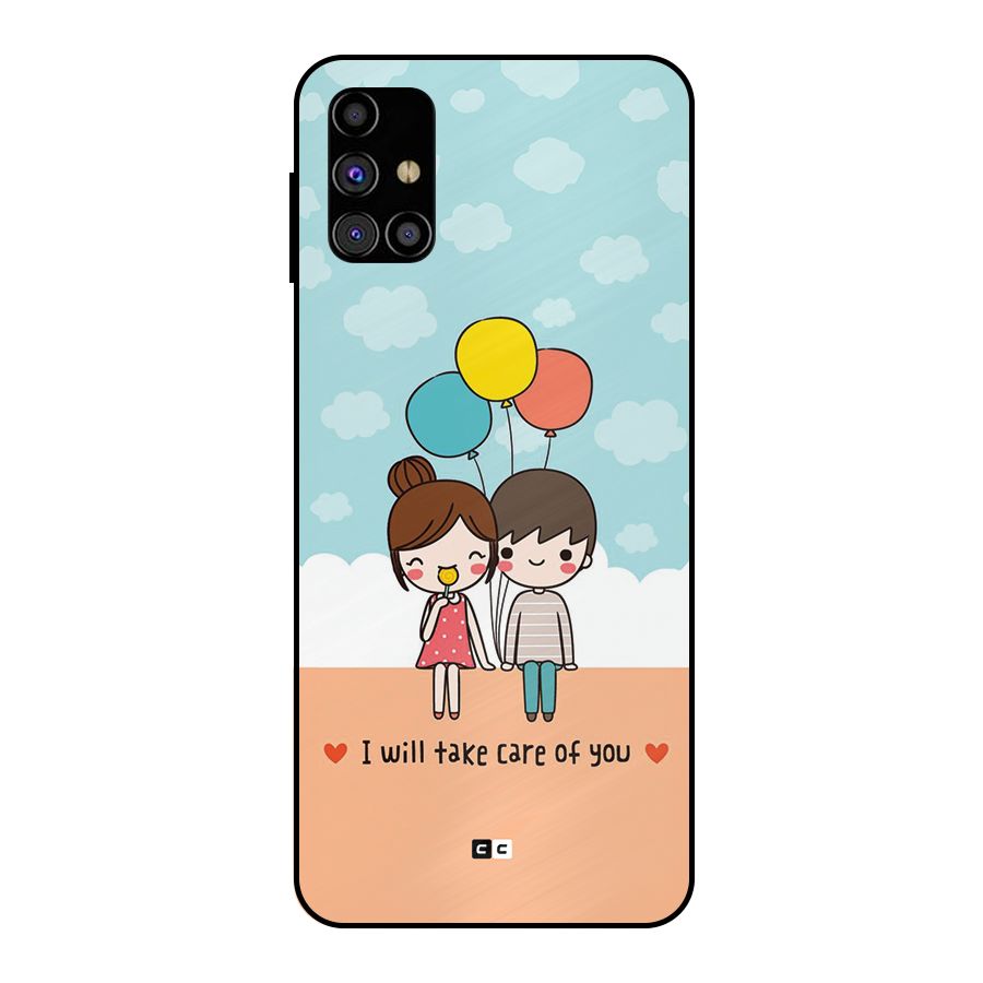 Promise To Care Metal Back Case for Galaxy M31s