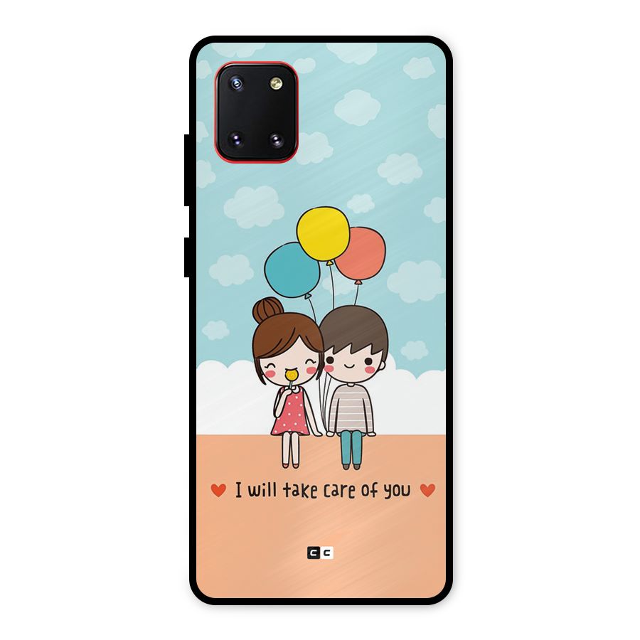 Promise To Care Metal Back Case for Galaxy Note 10 Lite