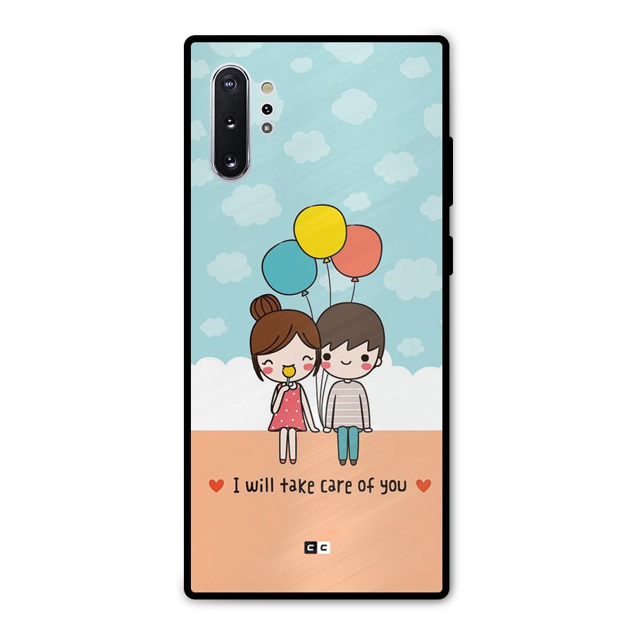 Promise To Care Metal Back Case for Galaxy Note 10 Plus