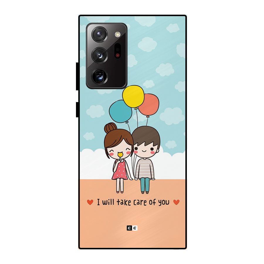 Promise To Care Metal Back Case for Galaxy Note 20 Ultra 5G