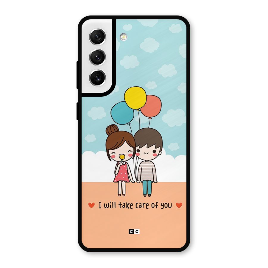 Promise To Care Metal Back Case for Galaxy S21 FE 5G