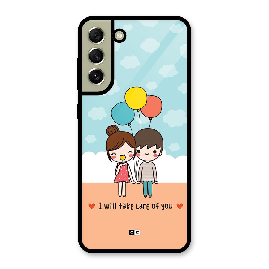 Promise To Care Metal Back Case for Galaxy S21 FE 5G (2023)
