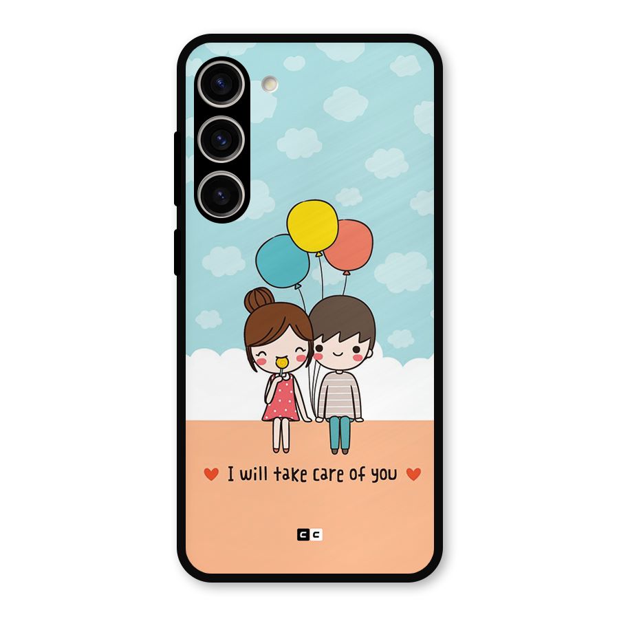 Promise To Care Metal Back Case for Galaxy S23 Plus